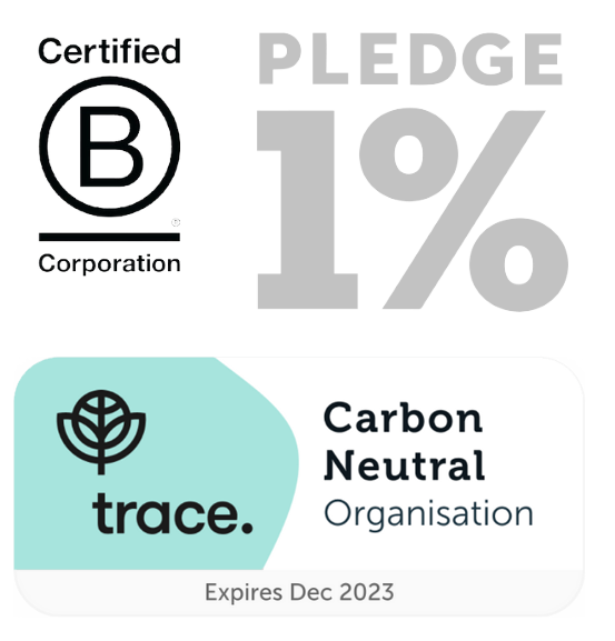 Certified B Corp | Pathzero - Carbon Neutral Company | Pledge 1%